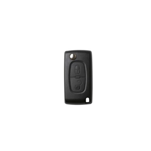 Citroen 2 Button Flip Key Shell - Without Battery Holder