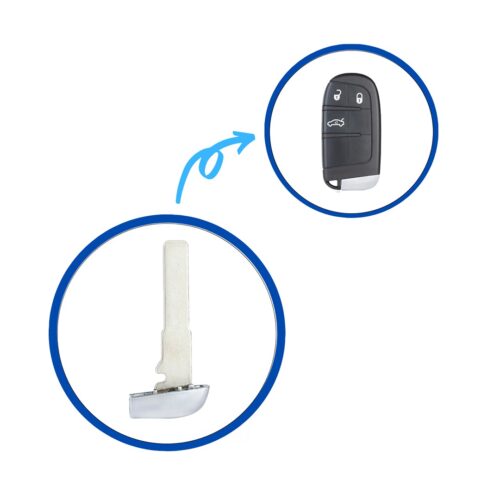 Fiat 500L Smart Remote Key Blade -SIP22