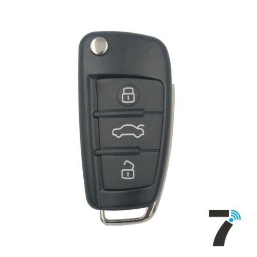 Audi A3-A1 3 Buttons Flip Key Shell