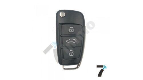 Audi A3 8V0 MQB 434 Mhz 3 Buttons Flip Keyless Remote - Aftermarket