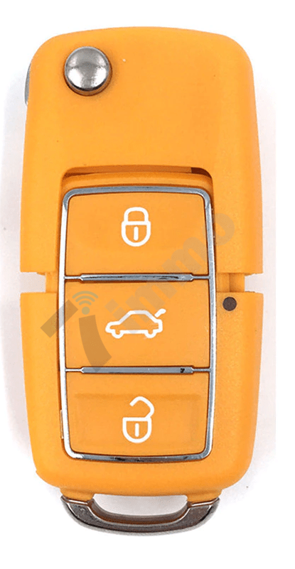 Keydiy B01 Sarı VW Tip 3 Buton Çakı Kumanda