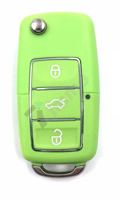 Keydiy B01 Yeşil VW Tip 3 Button Pocket Knife Remote