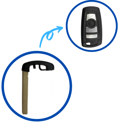 Bmw F Series Smart Remote Blade - Black