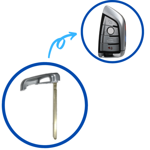 Bmw M Type Smart Remote Key Blade