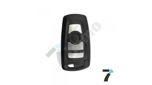 Bmw F Series 4 Buttons Smart Remote Key Shell - Black