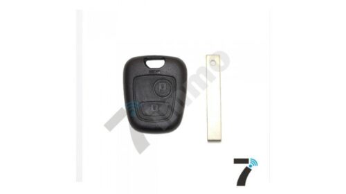 Citroen 2 Button Key Shell - VA2 Blade