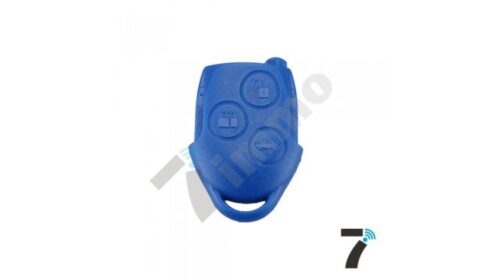 Ford Blue 3 Button Remote Head Key Shell