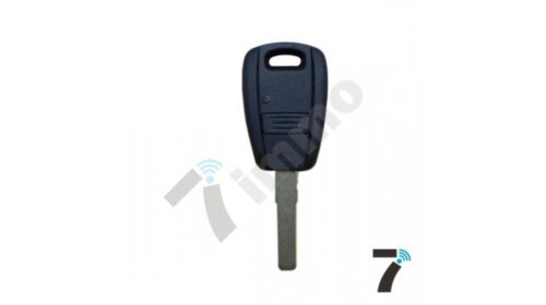 Fiat 1 Button Key Shell Black - SIP22
