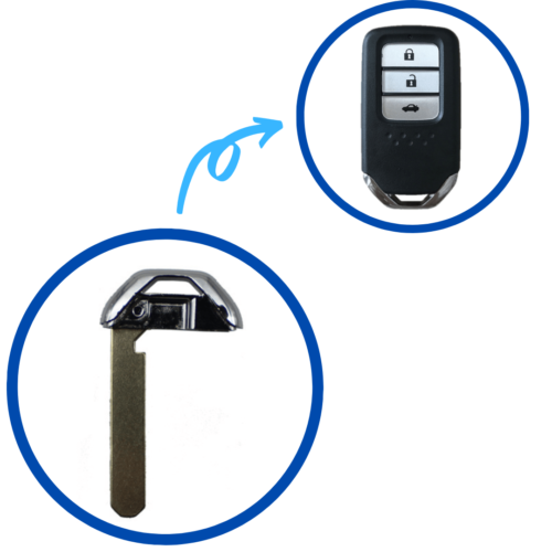 Honda Smart Remote Key Blade