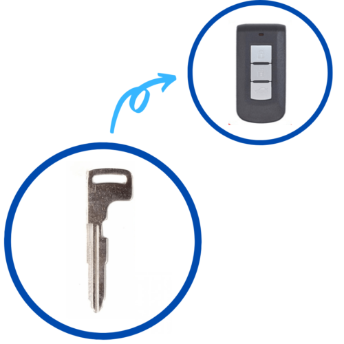 MITSUBISHI Smart Remote Key Head