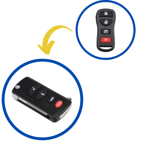 Nissan 4 Button Flip Converter