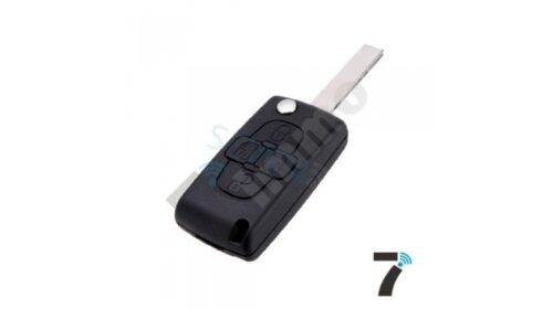 Peugeot 4 Button Flip Key Shell