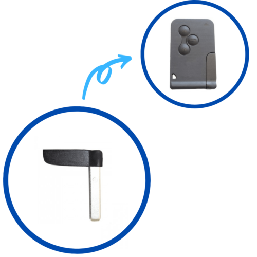 RNLT MeganeII Card Emergency Key