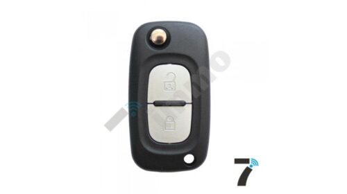 RNLT ClioIII Flip Remote Key Shell  2 Buttons