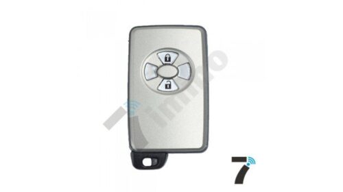 Toyota Smart Key Shell 2 Button Grey