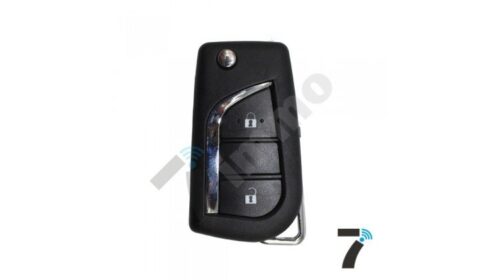 Toyota Flip Remote Key Shell-New Type 2 Button Small Battery Holder