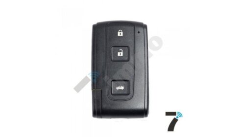 Toyota Smart Remote Key Shell (Black) 3 Buttons