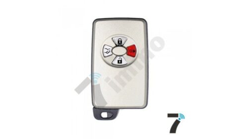 Toyota Smart Key Shell 3+1 Button