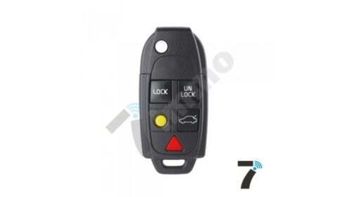 Volvo Flip Remote Key Shell 5 Button+Key Head