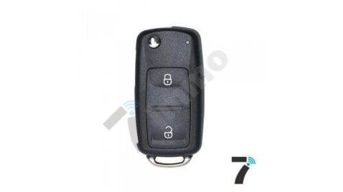 VW Uds Type Flip Key Shell 2 Button