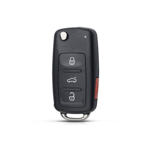 VW Uds Type 3+1 Button Flip Key Shell